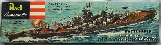 Revell 1/535 USS Missouri Battleship - Pre-S Wide Box Issue, H301-198 plastic model kit